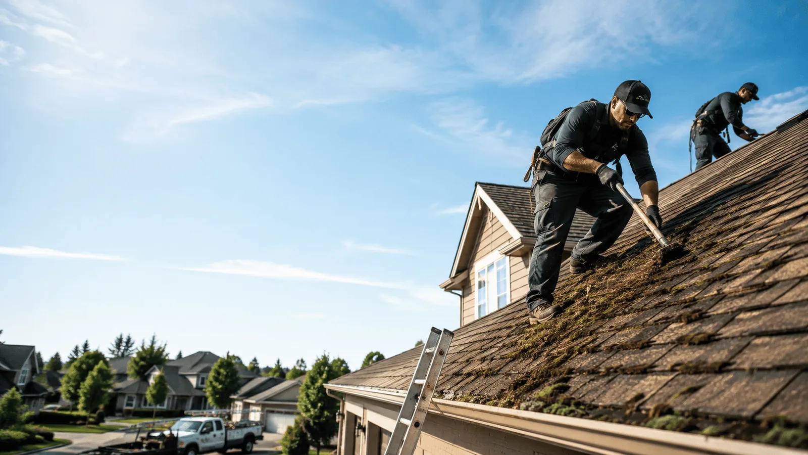 Roof Moss Removal in Industry, PA near me